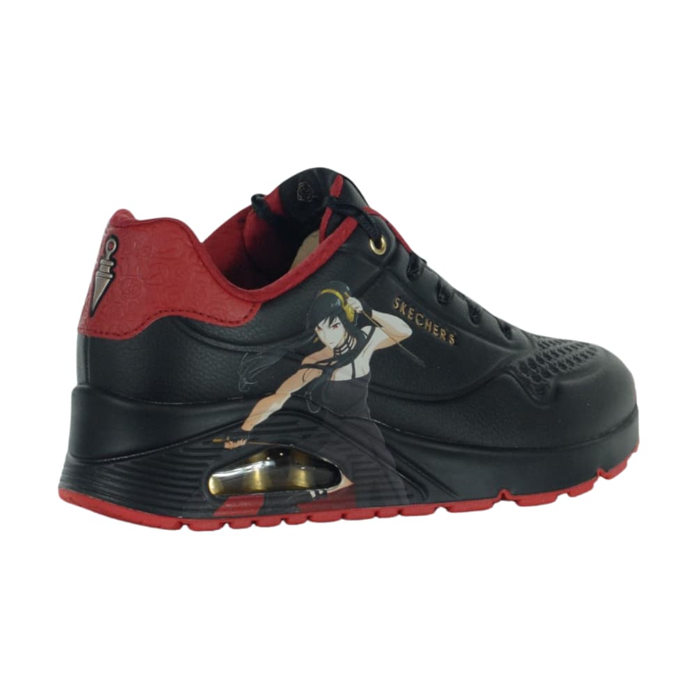 skechers Women’s Spy x Family Air Black/red Sneakers