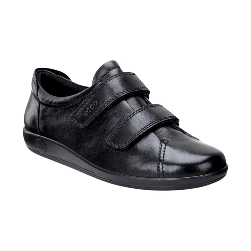 ECCO Women's SOFT 2.0 BLACK WITH BLACK SOLE
