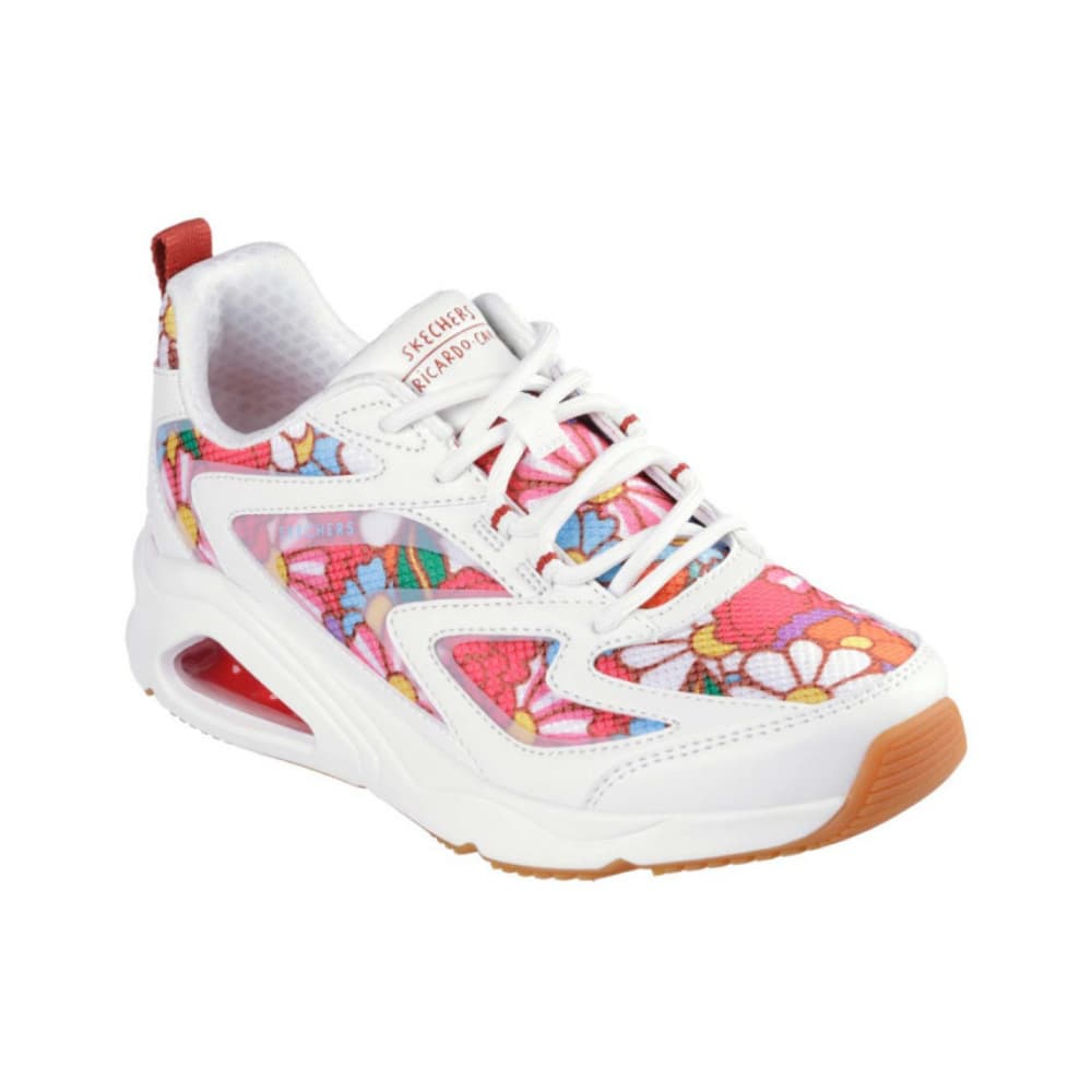 Skechers Women's no Ricardo Cavolo Spring Bloom White Multi Casual Shoes