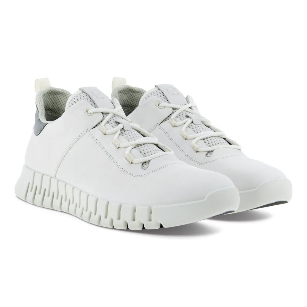 ECCO Men'S Gruuv M White White