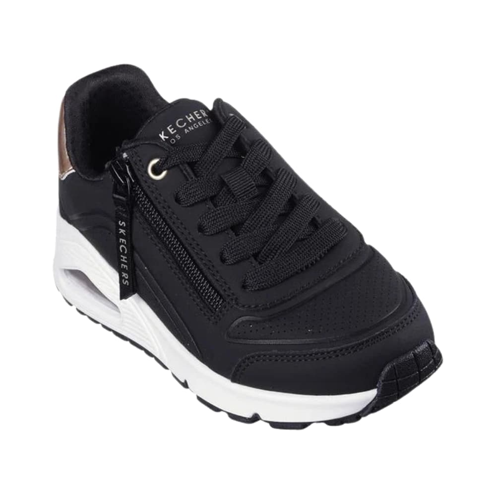Skechers kids Girls Uno Gen1 Zip And Stride