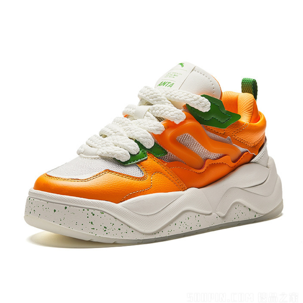 ANTA WOMEN'S trendy chunky sole board sneakers