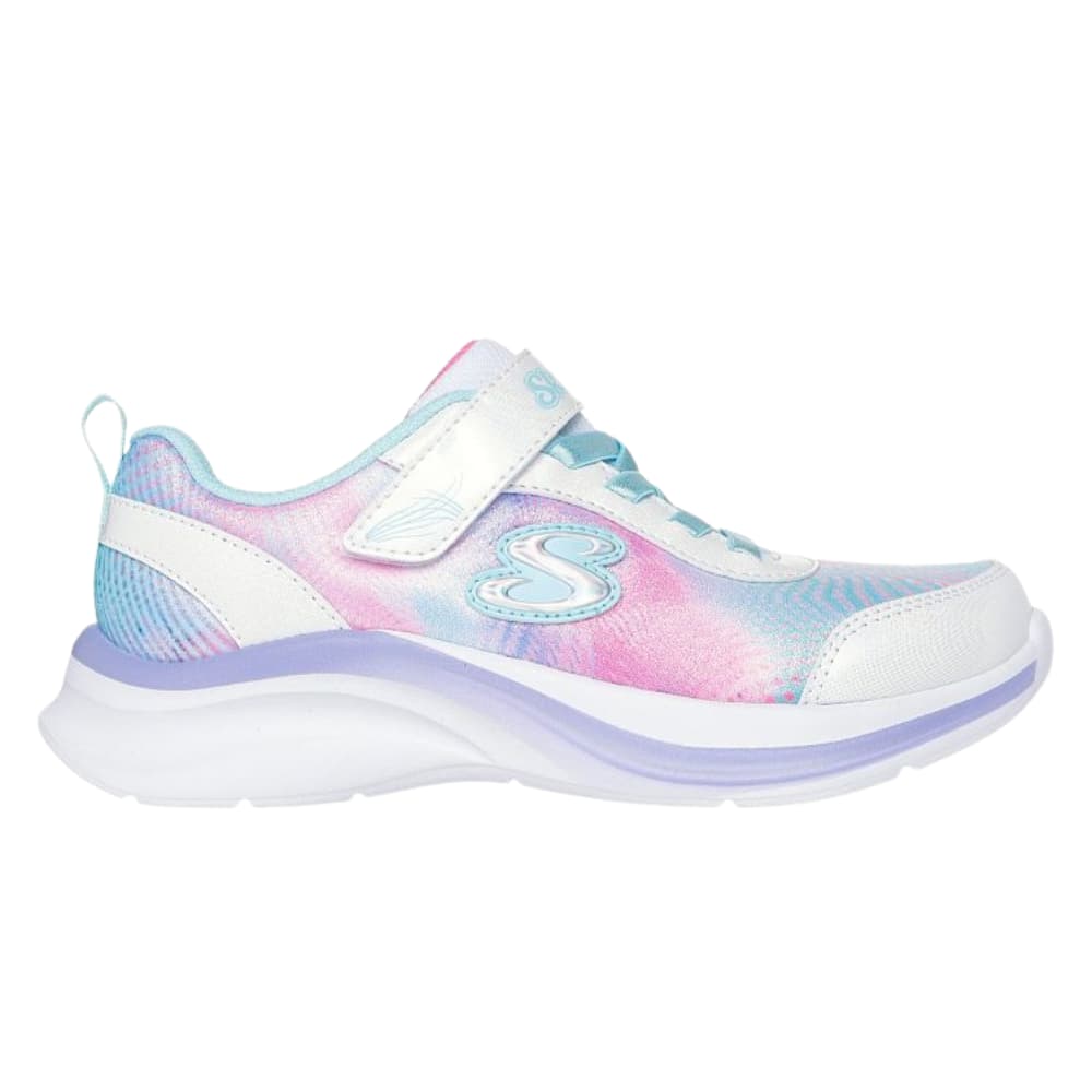 Skechers kids Girls ALOHA DREAM Sports Shoes with Hook and Loop Closure