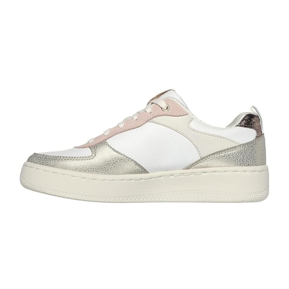 Skechers Women's Sport Court 92 Sheer Shine Lace Up Shoe