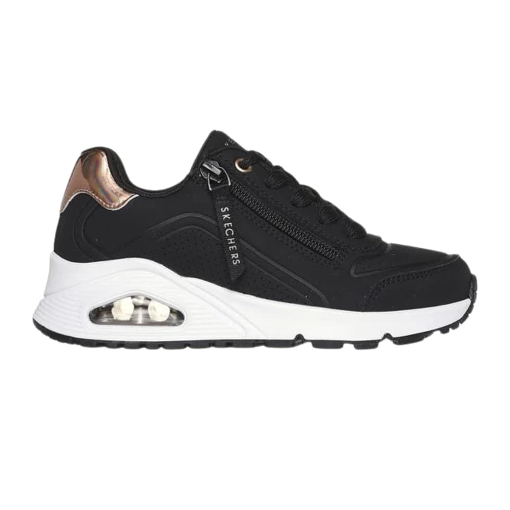 Skechers kids Girls Uno Gen1 Zip And Stride