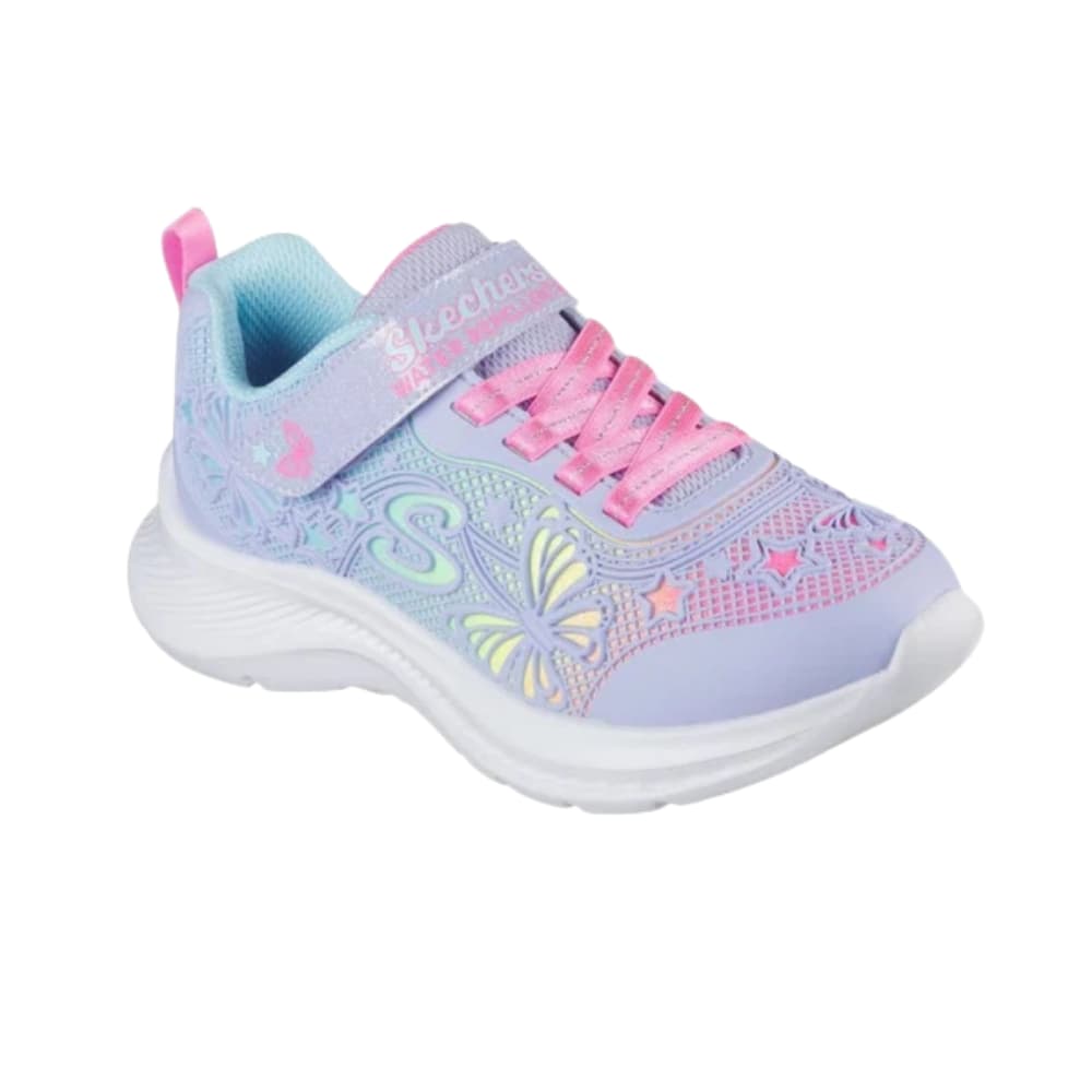 Skechers kids Girls Jumpsters 2.0 - Butterfly Flush Lifestyle Shoes