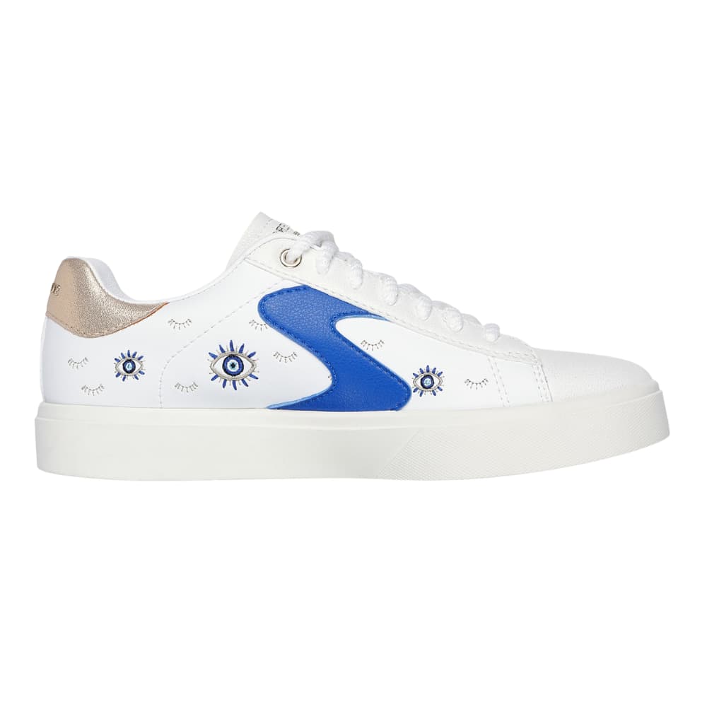 Skechers Women's Logo Detail Sneakers with Lace-Up Closure - EDEN LX