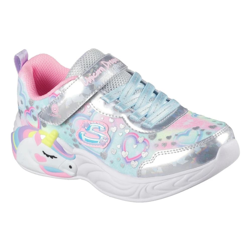 Skechers kids Girls S-Lights Unicorn Dreams - Heart Sparkles