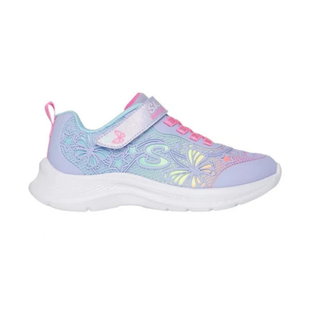 Skechers kids Girls Jumpsters 2.0 - Butterfly Flush Lifestyle Shoes