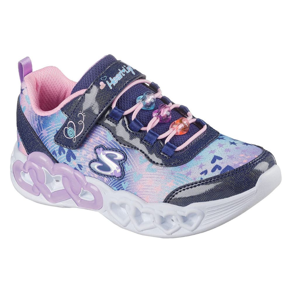 Skechers kids Girls Infinite Heart Lights - Heart Jewels