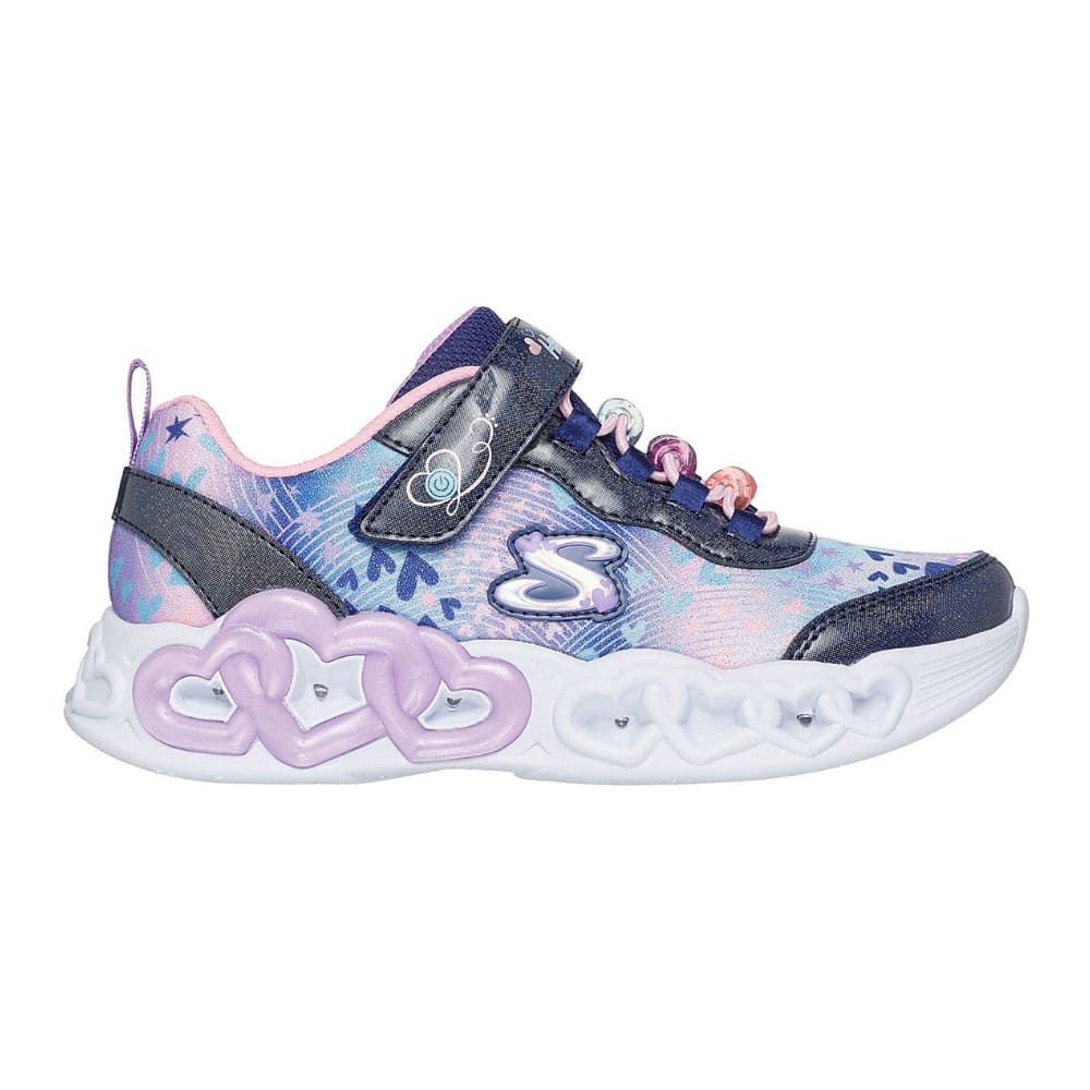 Skechers kids Girls Infinite Heart Lights - Heart Jewels