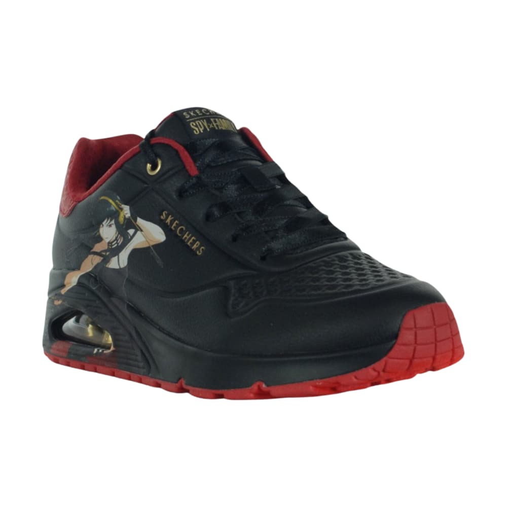 skechers Women’s Spy x Family Air Black/red Sneakers