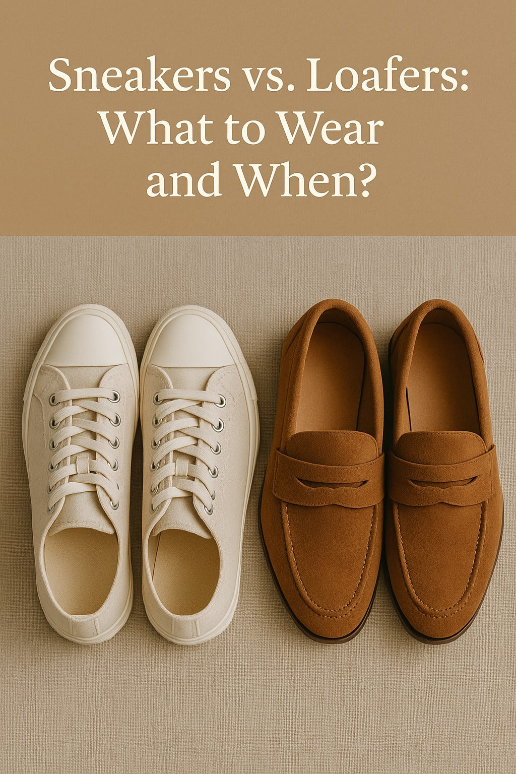 Sneakers vs. Loafers: What to Wear and When?