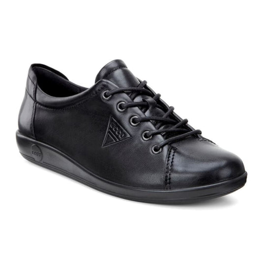 Ecco Women's SOFT 2.0 BLACK WITH BLACK SOLE