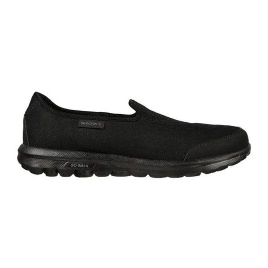 Skechers Women's  Ladies Go Walk Classic Black Slip-On Trainer