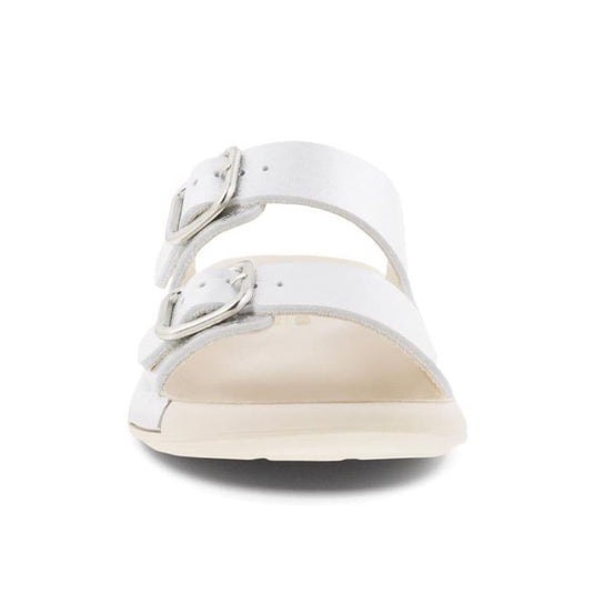 Ecco Women's  2nd Cozmo Summer Flat Sandals Pure