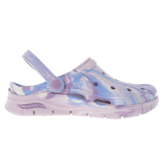Skechers Women's ARCH FIT FOAMIES Marble Pattern Clogs