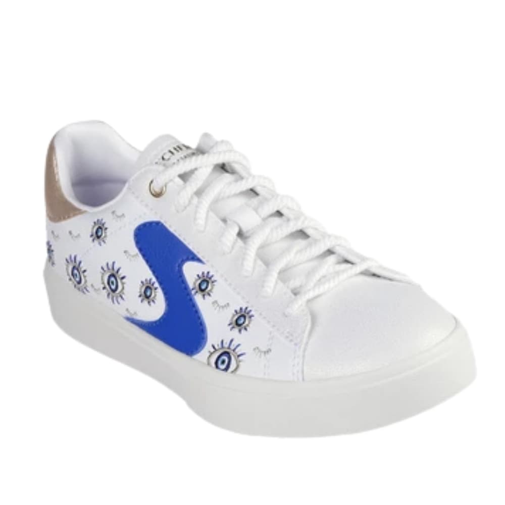 Skechers Women's Logo Detail Sneakers with Lace-Up Closure - EDEN LX