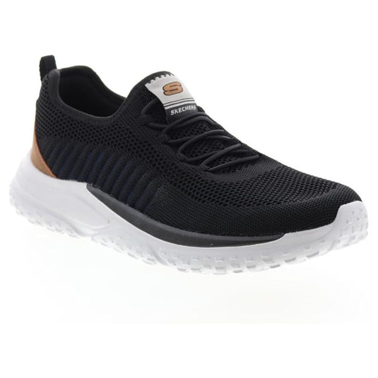 Skechers Men's Textured Walking Shoes with Slip-On Closure