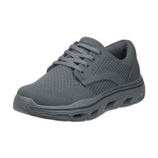 Skechers Men's  Textured Walking Shoes with Lace-Up Closure AED 405