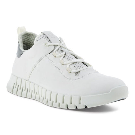 ECCO Men'S Gruuv M White White