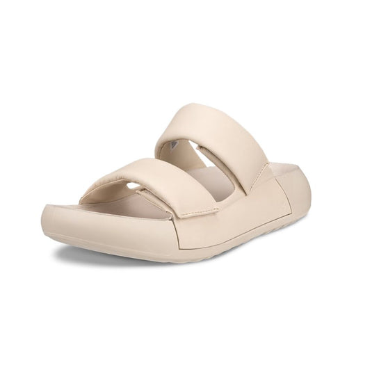 ECCO Women's cozmo platform  Leather Two-Strap Sandal