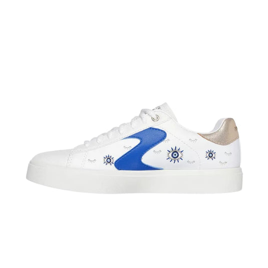 Skechers Women's Logo Detail Sneakers with Lace-Up Closure - EDEN LX