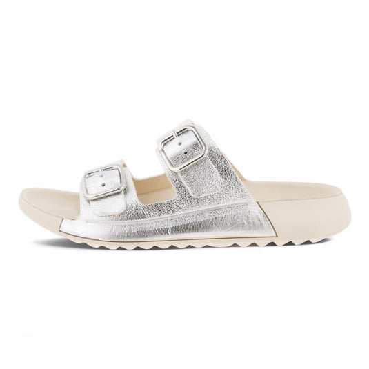 Ecco Women's  2nd Cozmo Summer Flat Sandals Pure