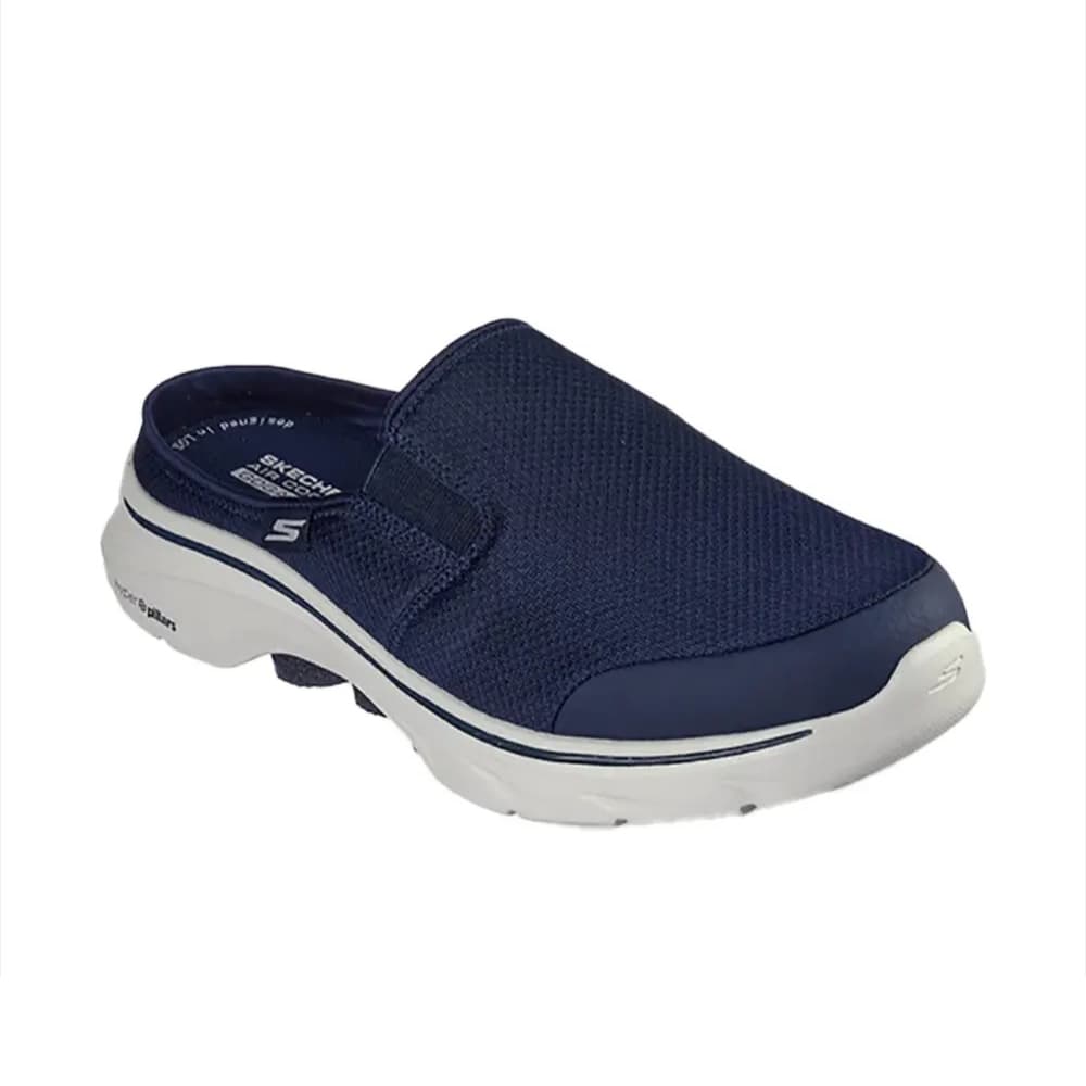 Skechers Men's Go Walk 7-Cabrio 2 Charcoal Men Slip On Casual Mule Shoes