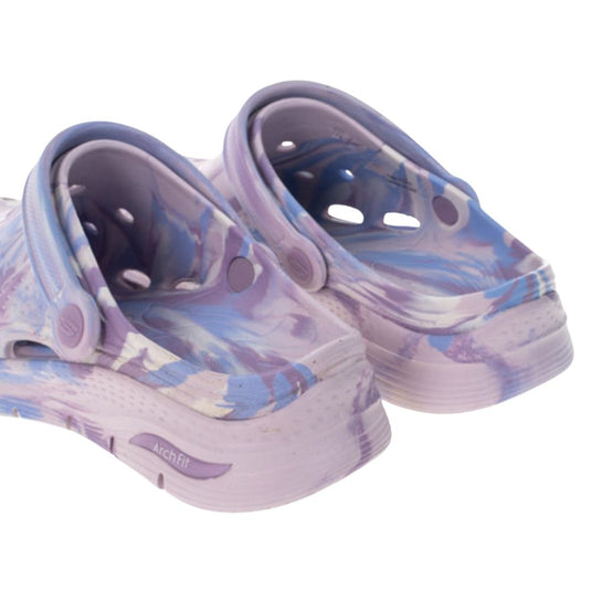 Skechers Women's ARCH FIT FOAMIES Marble Pattern Clogs