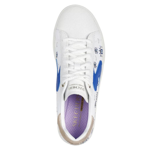 Skechers Women's Logo Detail Sneakers with Lace-Up Closure - EDEN LX