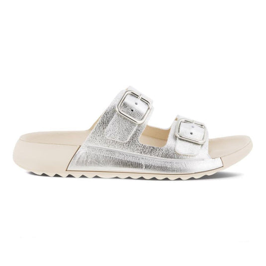 Ecco Women's  2nd Cozmo Summer Flat Sandals Pure