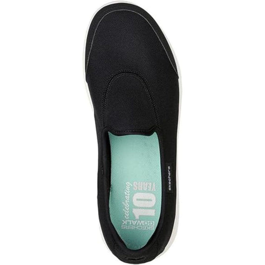 Skechers Women's  Ladies Go Walk Classic Black Slip-On Trainer