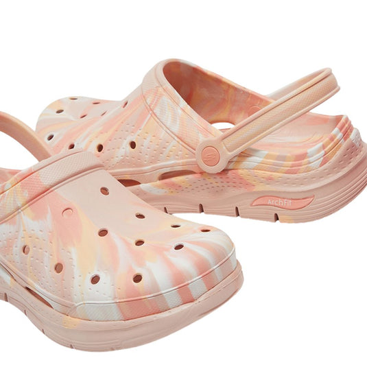 Skechers Women's ARCH FIT FOAMIES Marble Pattern Clogs