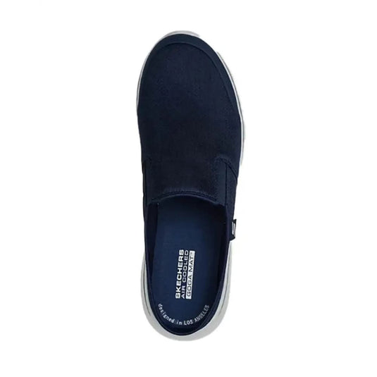 Skechers Men's Go Walk 7-Cabrio 2 Charcoal Men Slip On Casual Mule Shoes