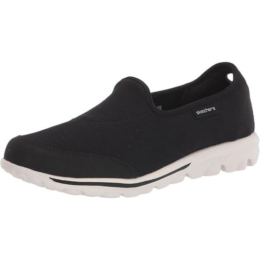 Skechers Women's  Ladies Go Walk Classic Black Slip-On Trainer