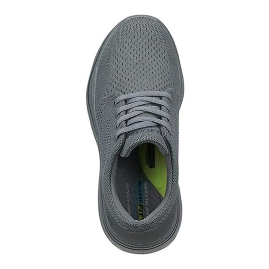 Skechers Men's  Textured Walking Shoes with Lace-Up Closure AED 405