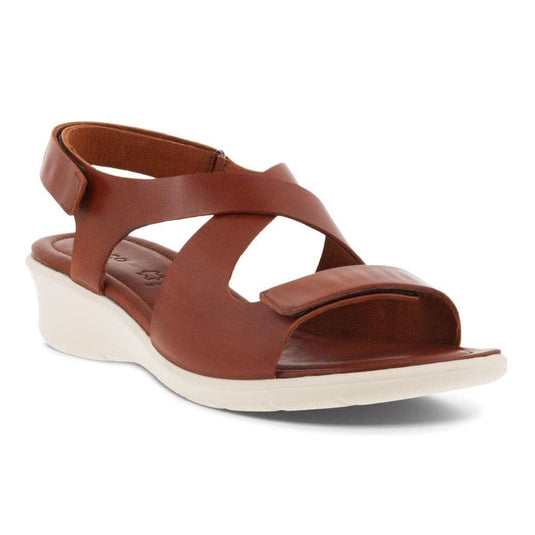 Ecco Women's Felicia Sandal Cognac Palermo V3