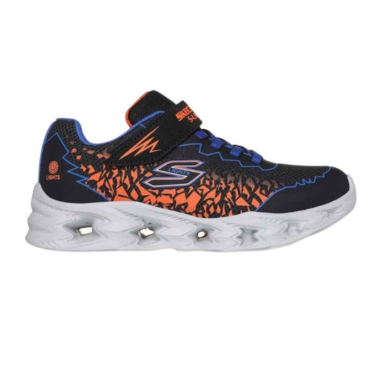 Skechers Kids Boy's Vortex 2.0 Sneaker Black/Blue/Orange 11.5 Little Kid