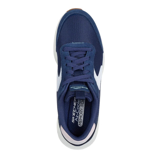 Skechers Women's Skech-Air Court Air Wave 150076-NVMT Navy/Multi Lace Up Shoe