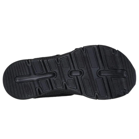 Skechers Women'sArch Fit Sandals Black Brightest Day