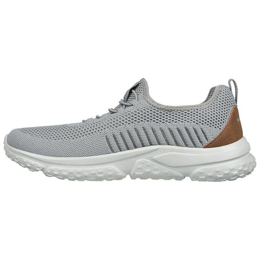 Skechers Men's Textured Walking Shoes with Slip-On Closure