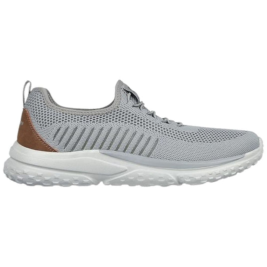 Skechers Men's Textured Walking Shoes with Slip-On Closure