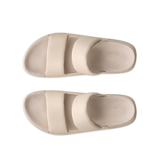 ECCO Women's cozmo platform  Leather Two-Strap Sandal