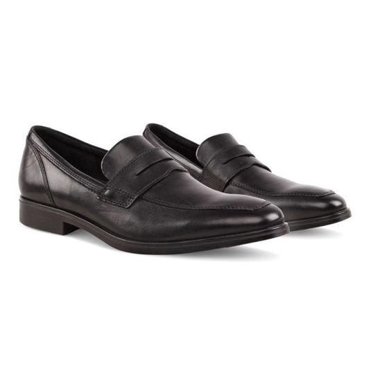 ECCO Men's  Queenstown Penny Loafer Dress Oxford